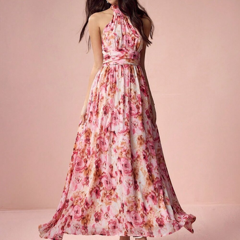 Pink Boho Women's Casual Dress